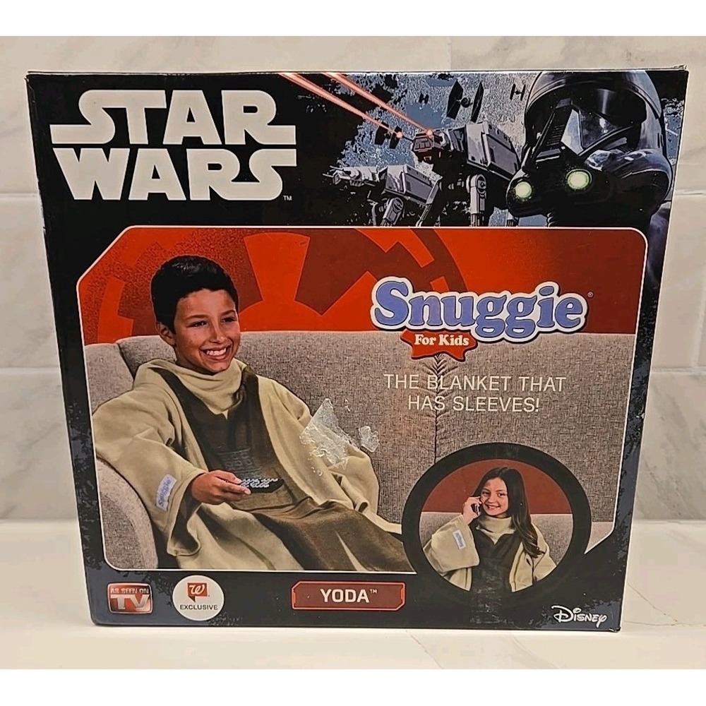 2016 STAR‎ WARS SNUGGIE FOR KIDS YODA
